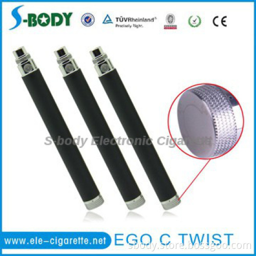 hot selling e cig battery ego vv battery ego twist battery
